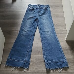 Women's Blue Flared Jeans